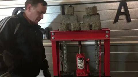 Самодельный пресс для опилок