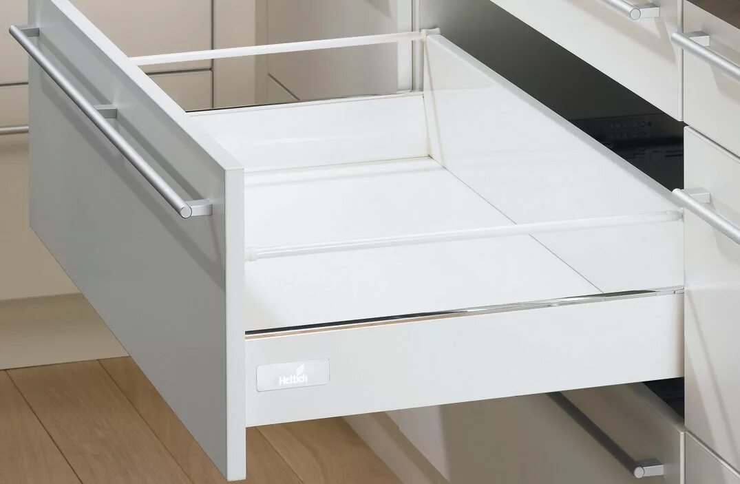 Hettich push to open. Ящики hettich innotech. ящик хеттих innotech. комплект ящика innotech atira 144х470 белый с релингом. ящики хеттих innotech atira.