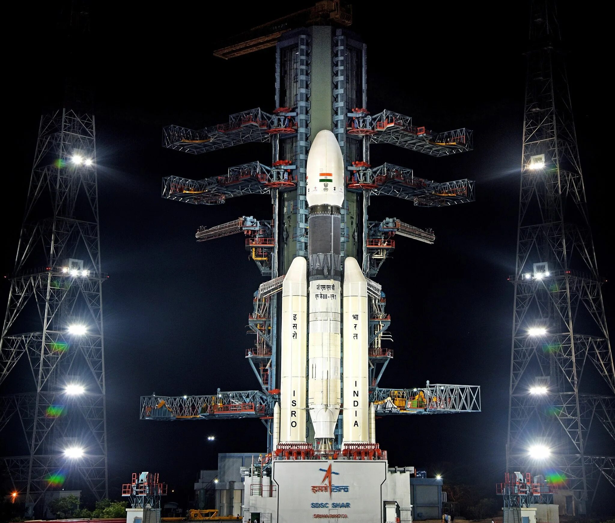 Индийская ракета GSLV. Чандраян-2. ISRO космодром Индии. GSLV III ракета-носитель. Space 22