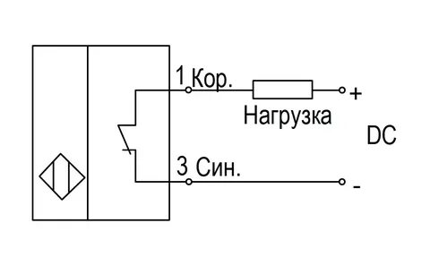 Двухпроводная схема подключения датчика
