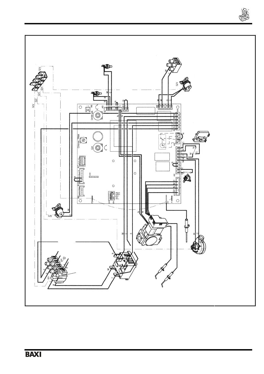 Подключения газового котла бакси схема подключения отопления. Подключение котлов baxi. Схема газового котла бакси 24. Схема установки котла бакси луна 3. Подключение котлов baxi.