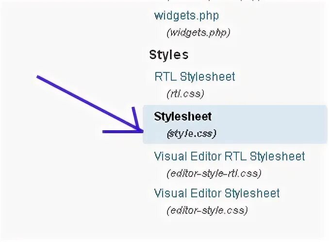 Style stylesheet