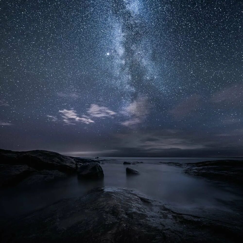 Микко Лагерстедт. Финский фотограф Микко Лагерстедт. Ночное небо. Ночное море. Звездное небо на море