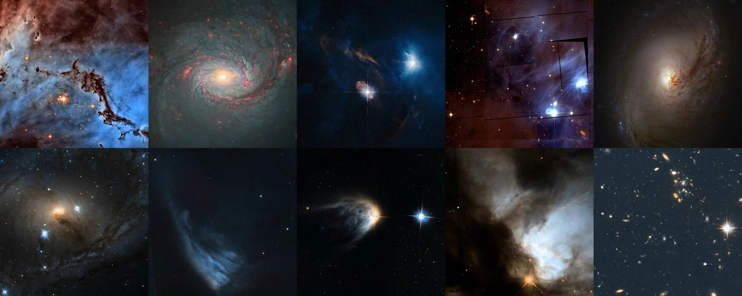 Картина на холсте 60x90 LinxOne "Туманность nebula звезды" интерьер для дома / д
