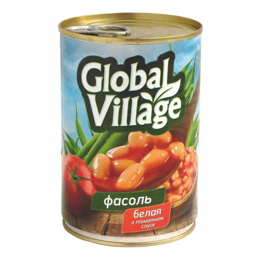 Фасоль village. Фасоль Global Village 425мл белая. Фасоль Global Village 425 мл белая в томатном соку. Глобал Виладж фасоль красная в томатном соусе 425. Фасоль белая с/с 425 гр Глобал Виладж.