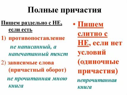 Одиночное причастие после определяемого слова запятые