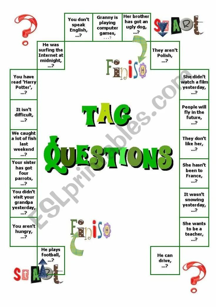 Speaking questions game. Tag questions boardgame. tag questions board game. tag questions игры. board game with questions.