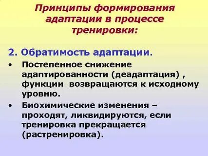 Процесс развитие и адаптация