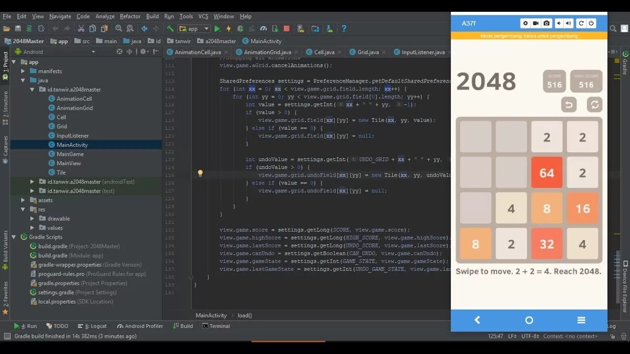 Android studio games