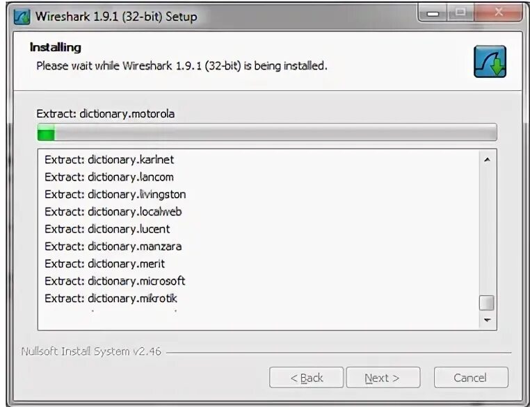 Dictionary extracts. Dictionary extracts