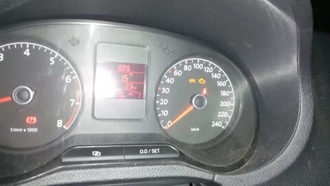 Ерс на панели приборов фольксваген поло