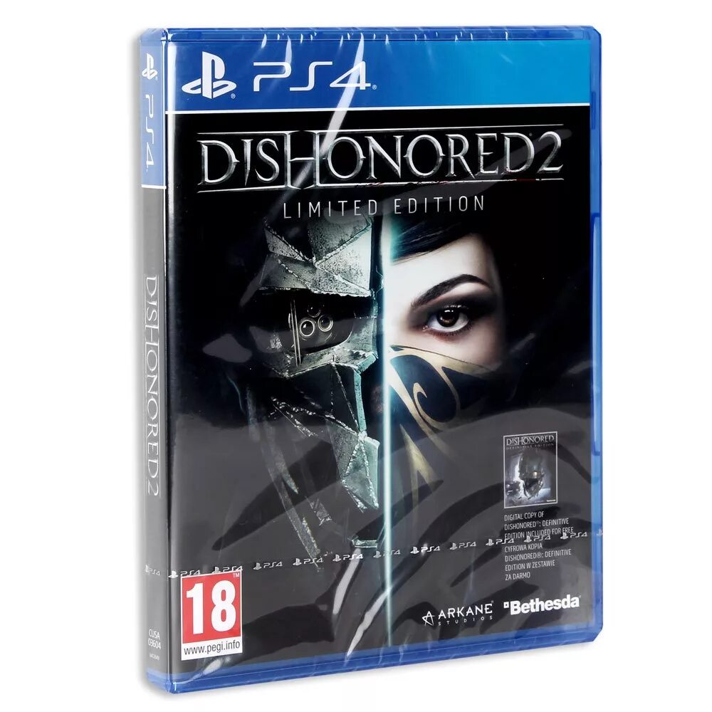 Dishonored 2 купить. Dishonored 2 ps4 диск. Дисхоноред 2 на пс4. Dishonored 2 пс4. Дизонорд 2 на пс4 диск.