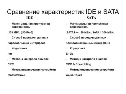 Пропускная способность sata 3
