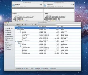 Same files