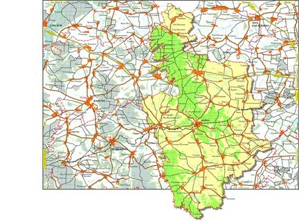 Ульяновская область карта деревень
