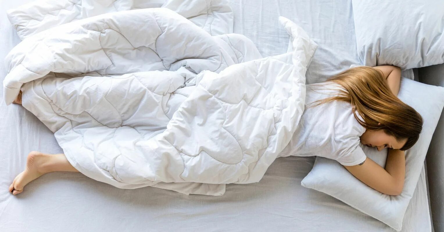 The bed was slept in