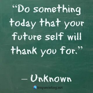 Think about your future