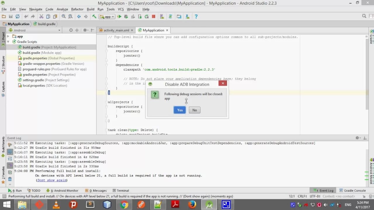 1 enable debugging. Usb debugging popup.