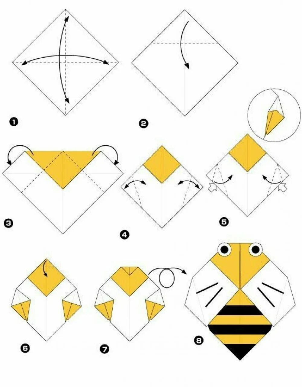 Просто оригами лет 6. Оригами из бумаги для детей насекомые. Оригами для детей 5-6 насекомые. Оригами насекомые схемы для детей. Оригами из бумаги для детей легко.