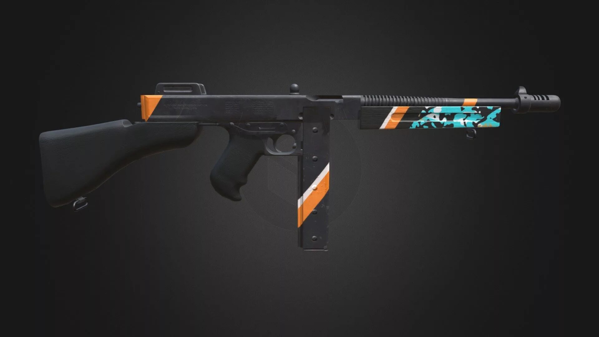 Томпсон ПАБГ мобайл. Turquoise Delight - m16a4. Автомат Томпсона ПАБГ мобайл. PUBG оружие Skin.