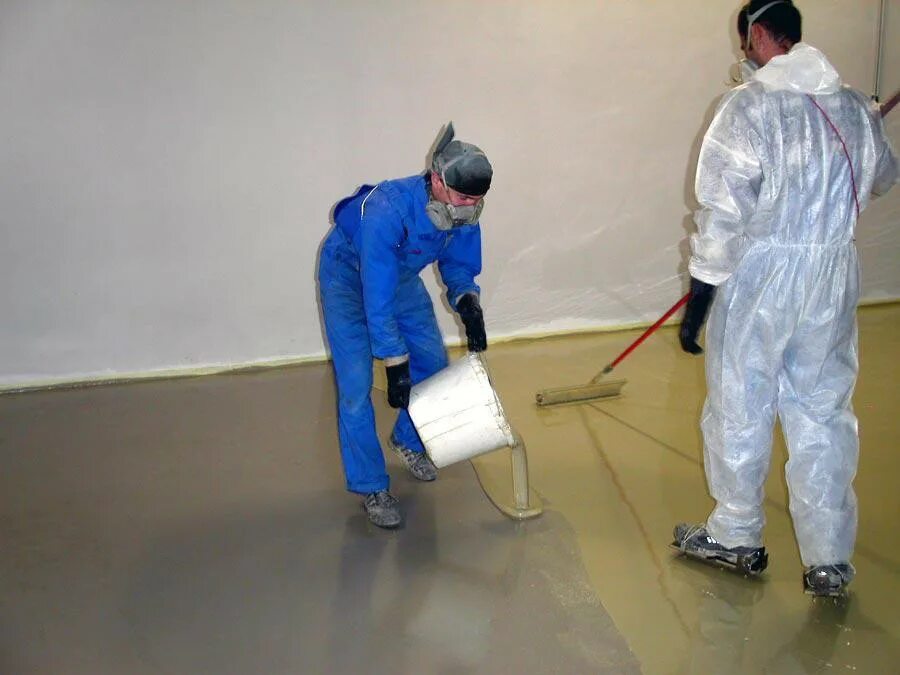 Устройство наливных полимерных полов