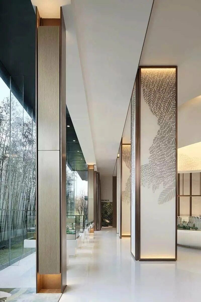 Колонны в современном интерьере. Зеркальная колонна. Колонны в современном интерьере. Отделка колонн. Зеркальная колонна.