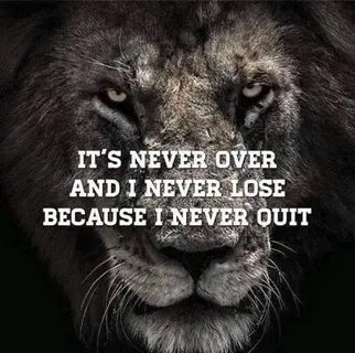 Never be over