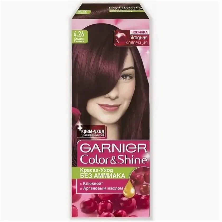 Краска для волос garnier отзывы. Гарньер 4.26. Краска для волос гарньер 4.26. Краска Garnier вишня. Гарньер ежевика 4.26.
