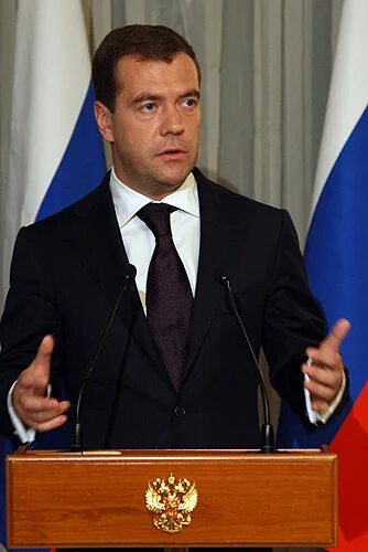 Медведев период президентства