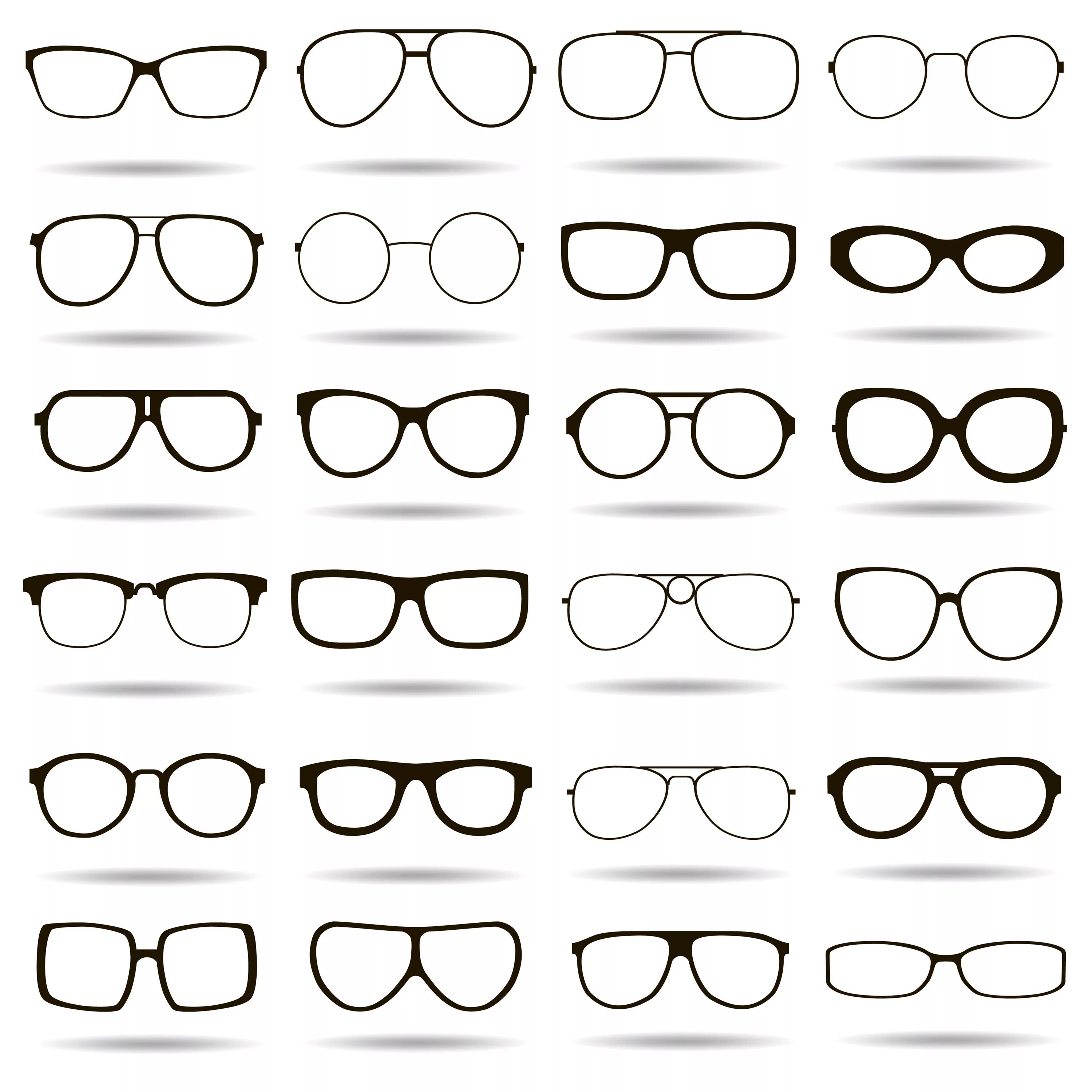 Glasses shape