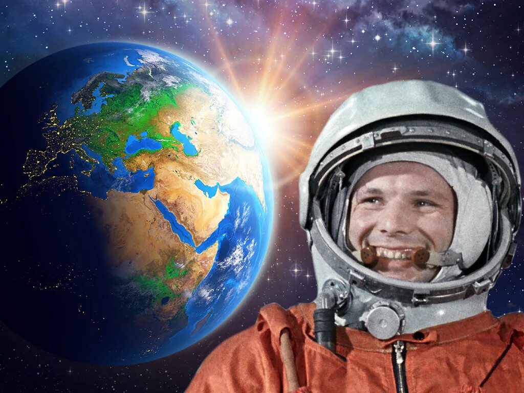 Часы первый человек в космосе. Люди покорившие космос. Первый космонавт земли. Космонавт на земле. День космонавтики фото.