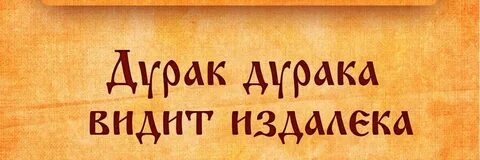 Дурак дурака видит