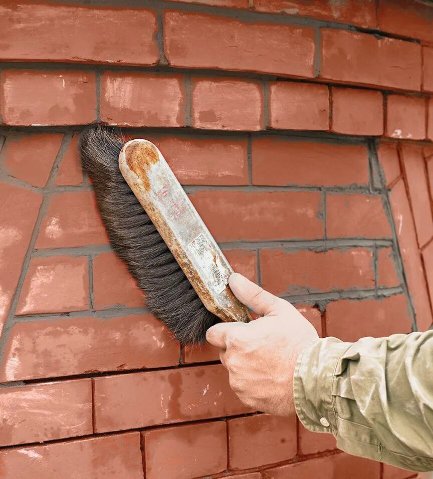 Подготовка кирпичных