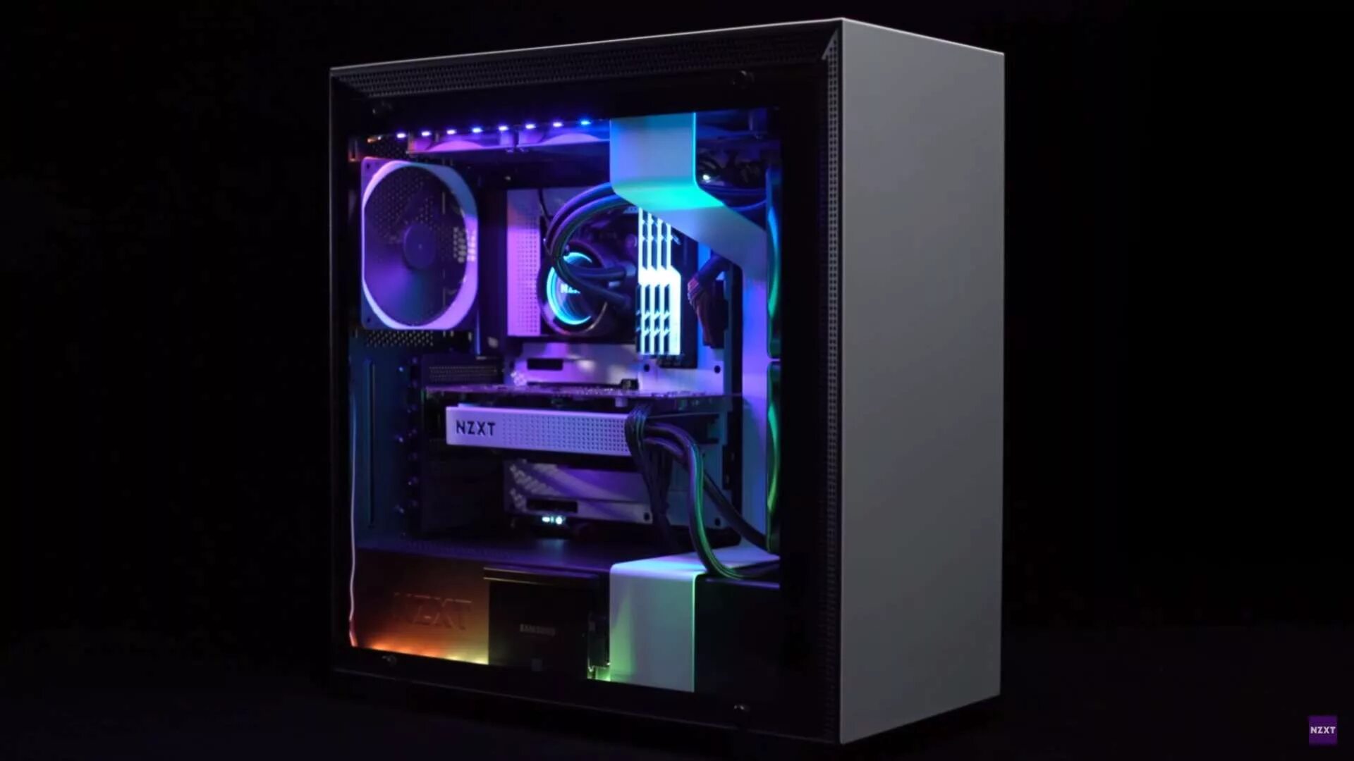 Черно белая сборка. NZXT 510i. NZXT h700 Elite. Корпус NZXT 2022. NZXT h510 сборка ПК.