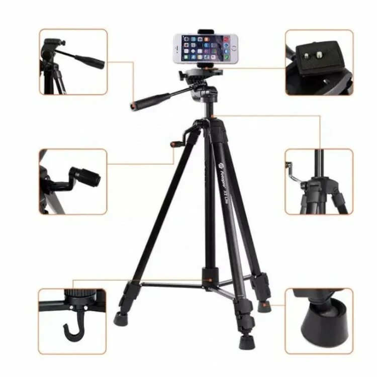 Как собрать штатив. Tripod yunteng vct 860. штатив tripod 3366. селфи штатив tripod 3366. штатив мини v4tripod.