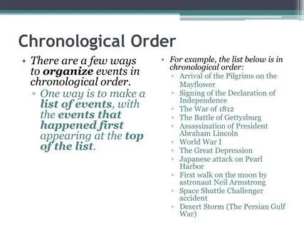 Order example