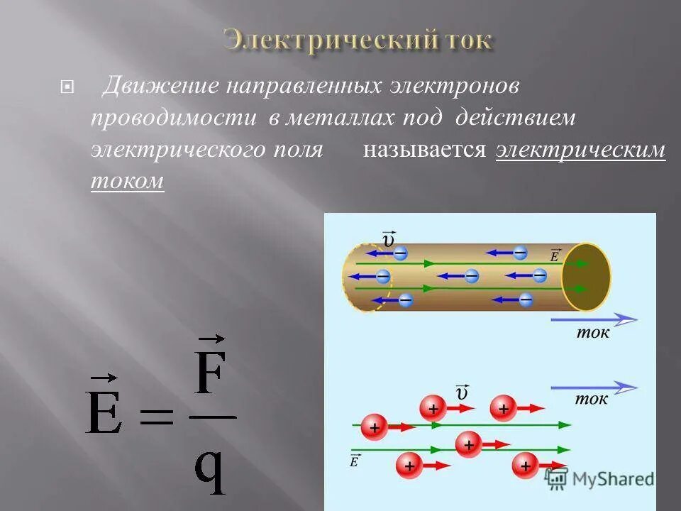 Направленное движение электронов под действием электрического поля. Движение электрического тока. Электрический ток движение электронов. Движение электрона в электрическом поле. Направление тока и электронов