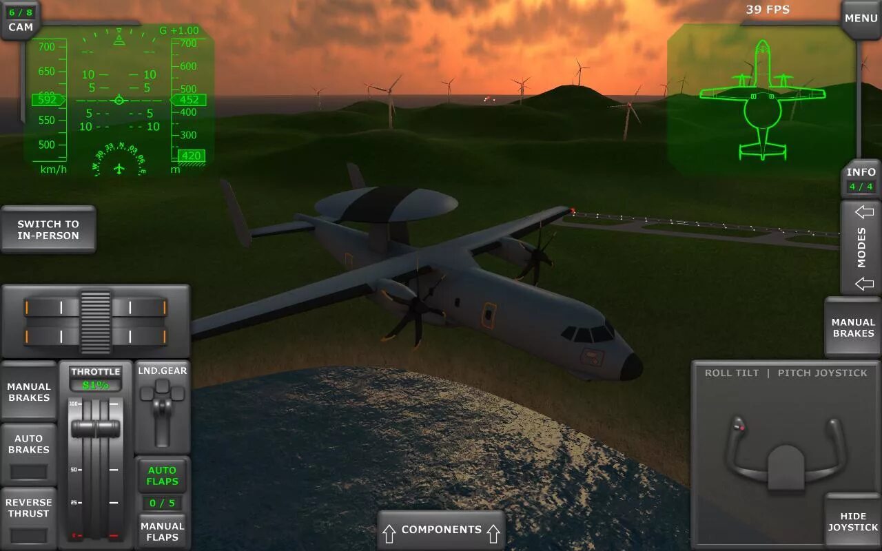 Turboprop simulator