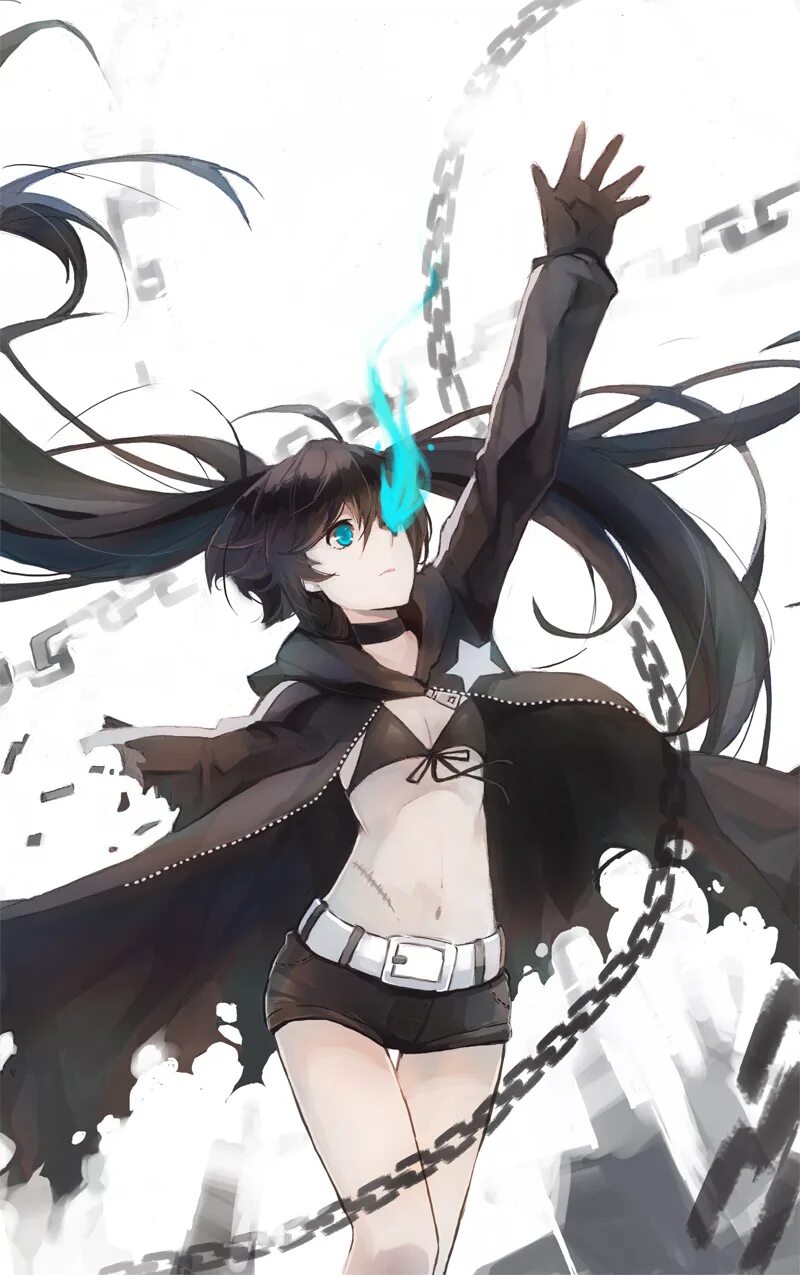 Курои. Black Rock Shooter мато курой. Мато Курои стрелок с черной. Мато Курои арт.