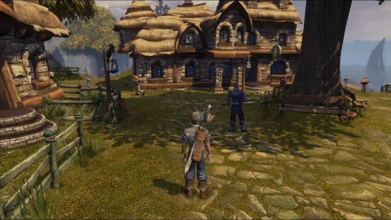 Oakvale фабл. Fable Anniversary. Fable Anniversary Oakvale. Fable the Lost Chapters Oakvale. Gameplay return village