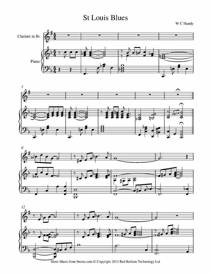 Фортепиано блюз. Гершвин голубая рапсодия ноты. Лучшие блюзы ноты. St louis blues ноты. Рапсодия гершвина ноты.