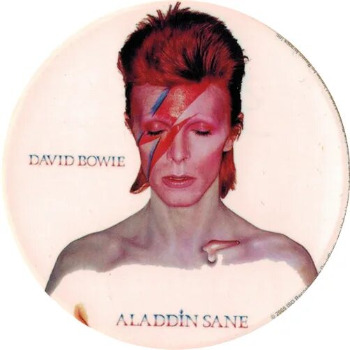 Тексты дэвида боуи. Дэвида боуи с обложки альбома &quot;aladdin sane&quot;..