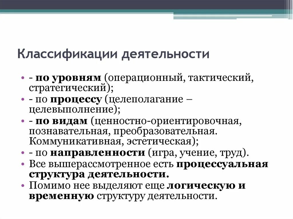 Ценностно ориентировочная деятельность вид деятельности. Классификация деятельности. Стратегический операционный тактический. Классификация деятельности по уровню. Классификация деятельности человека.