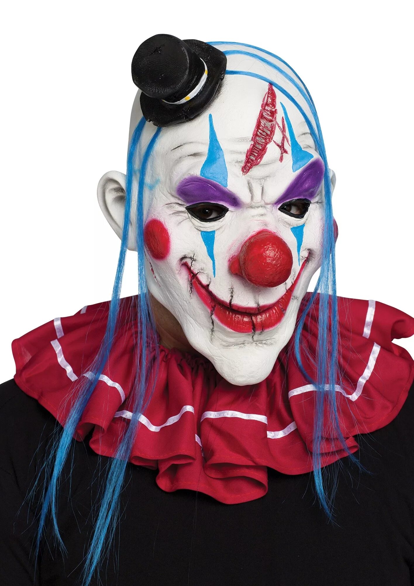 Детская маска клоуна. Карнавальная маска клоуна.
