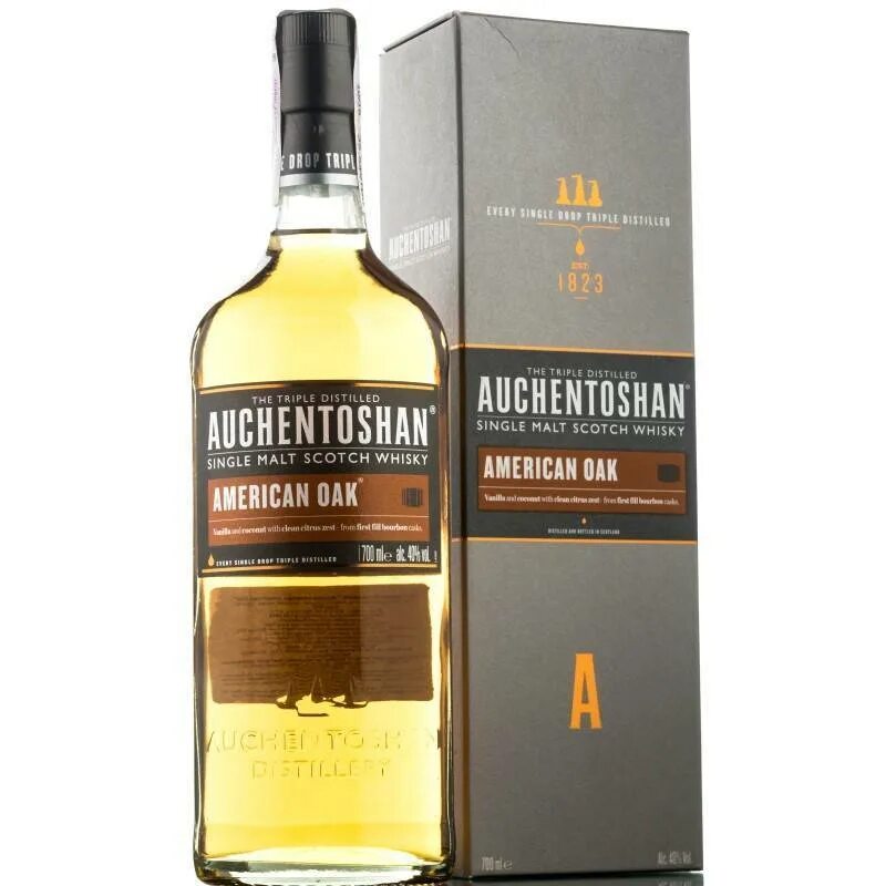 Auchentoshan oak 0. 7. Аушентошан виски американ оак. 7. 7.