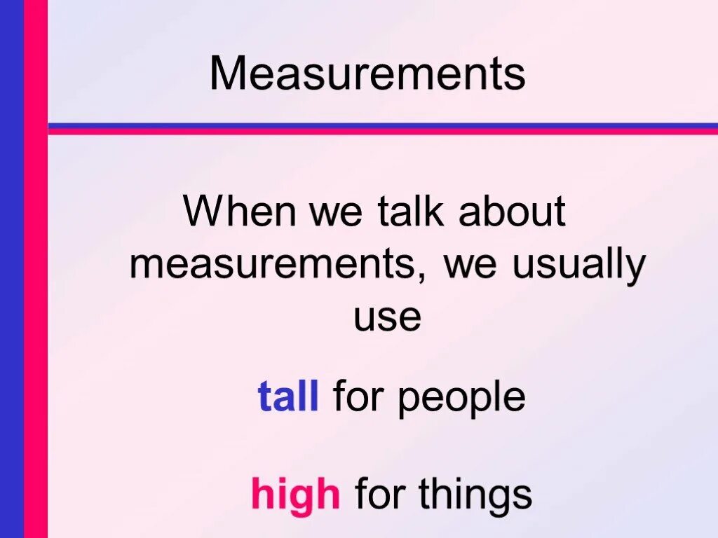 When we talk about