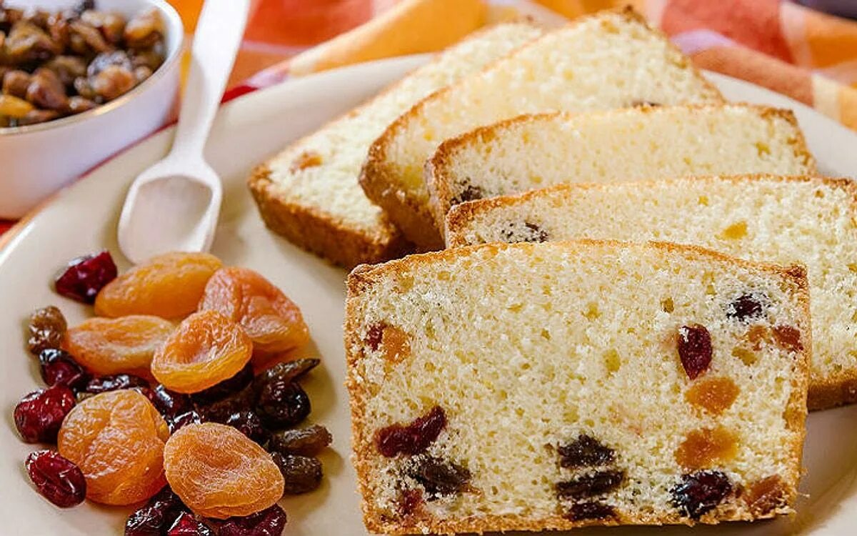 Keks resepti. Loaf Cake Fruits. KEKSLAR.