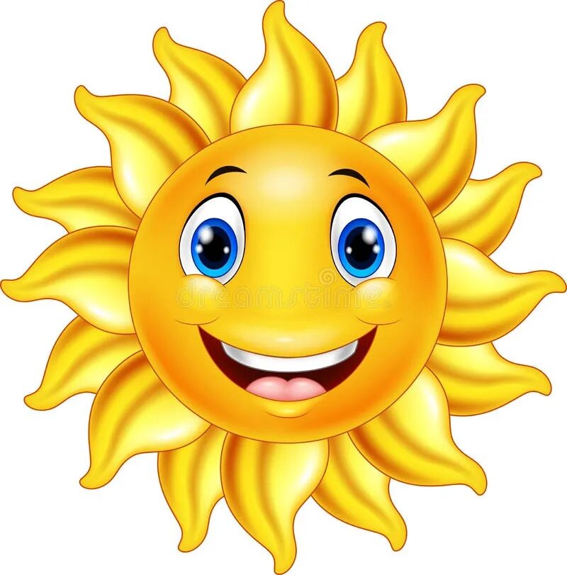 Sun is smiling