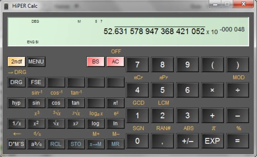 Можно ли калькулятор. Калькулятор Hyper Scientific. Красивый Интерфейс калькулятора. Калькулятор Windows Vista. Калькулятор на Windows Pro.