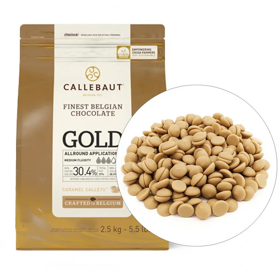 Gold 2 отзывы. Шоколад Callebaut белый 2.5 кг. Шоколад Голд Каллебаут. Белый шоколад с карамелью Callebaut. Шоколад Callebaut Gold 30,4% 100 гр.